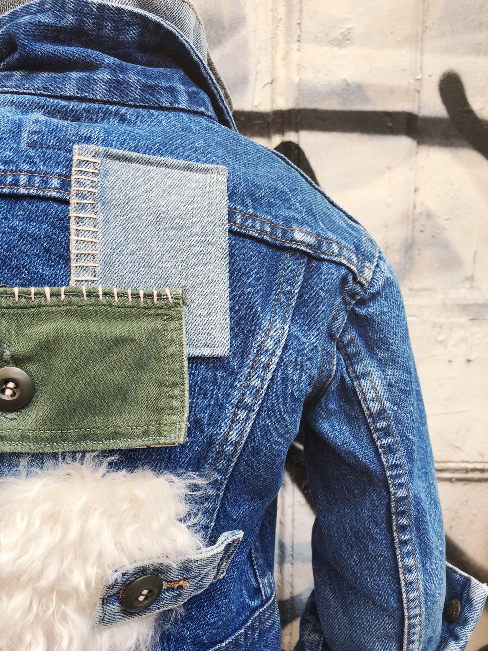 PATCHWORK: CUSTOM vintage Levis/Lee jean jacket — SiD NYC